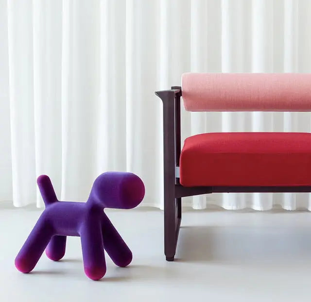 Magis Puppy designobject van Eero Aarnio in polyethyleen, geschikt voor binnen en buiten