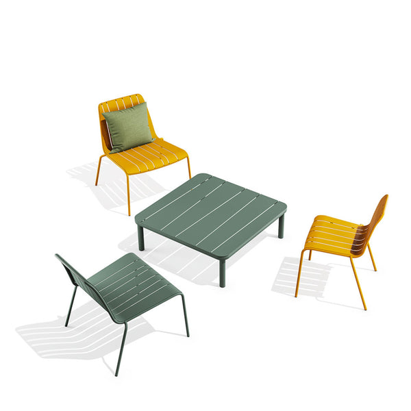 Babel D Bangi vierkante salontafel 90x90 cm