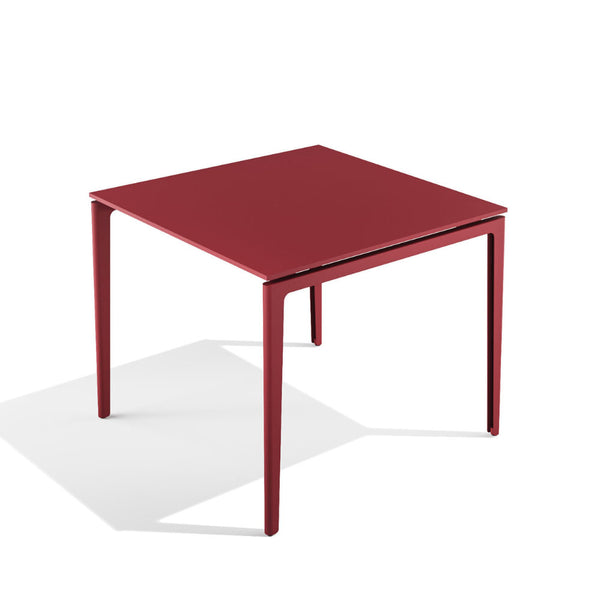 Babel D Gao Vierkante tafel 80x80 cm Rood