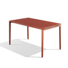 Babel D Gao rechthoekige tafel 140×80 cm Terracotta