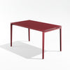 Babel D Gao rechthoekige tafel 140×80 cm Rood