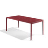 Babel D Gao rechthoekige tafel 180×80 cm Rood