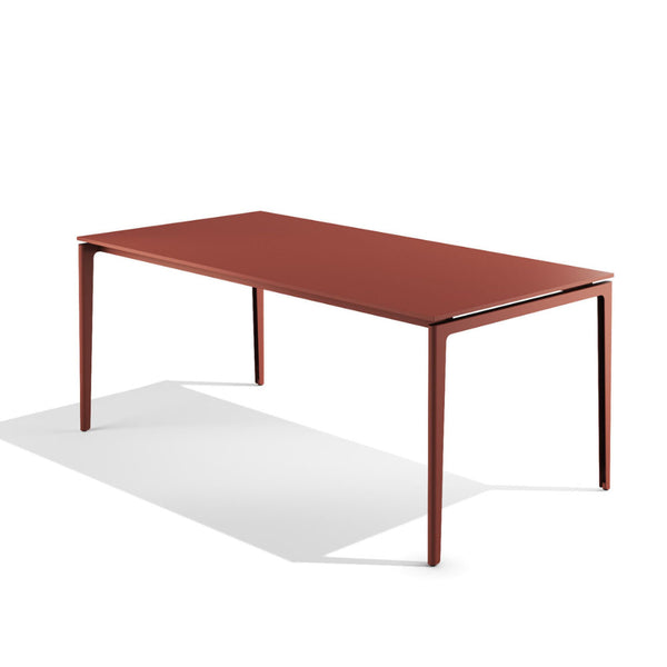 Babel D Gao rechthoekige tafel 180×80 cm Terracotta