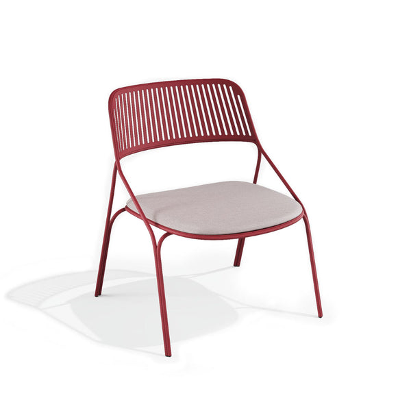 Babel D Jos-Lounge stoel Rood