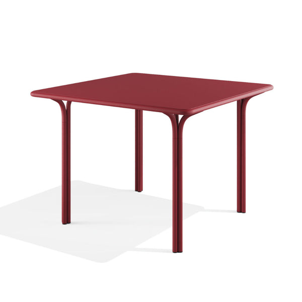 Babel D Jos Vierkante tafel 100x100 cm Rood