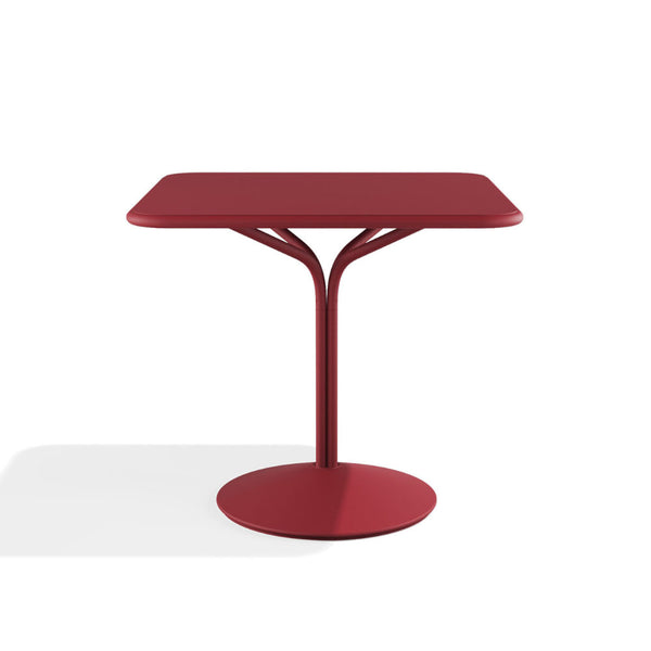 Babel D Jos Vierkante tafel 80x80 cm Rood