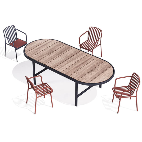 Babel D Kano-stoel met armsteun