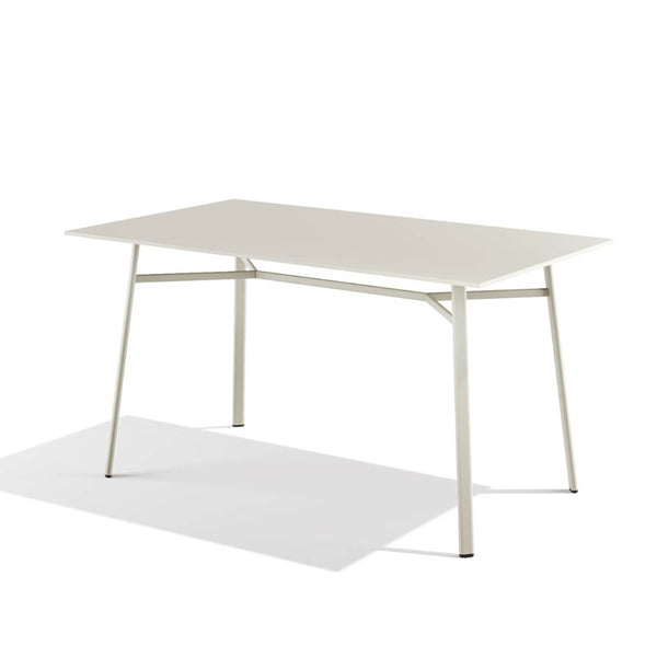 Babel D Kano rechthoekige tafel 140x80 cm Wit