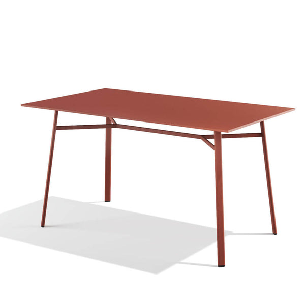 Babel D Kano rechthoekige tafel 140x80 cm Terracotta