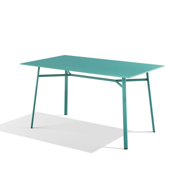 Babel D Kano rechthoekige tafel 140x80 cm Turquoise