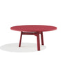 Babel D Kano ronde salontafel Ø70 cm Rood