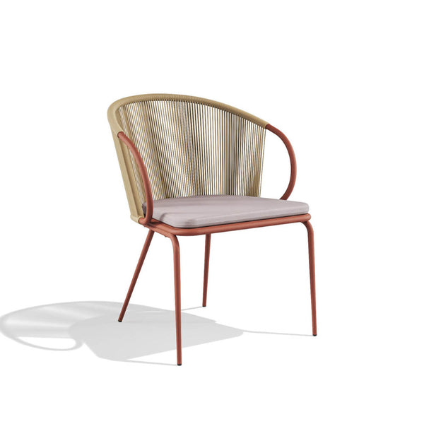 Babel D Kissi Eetkamerstoel Terracotta