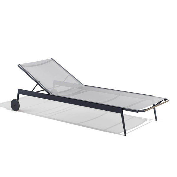 Babel D Kissi Ligbed met wielen Antraciet