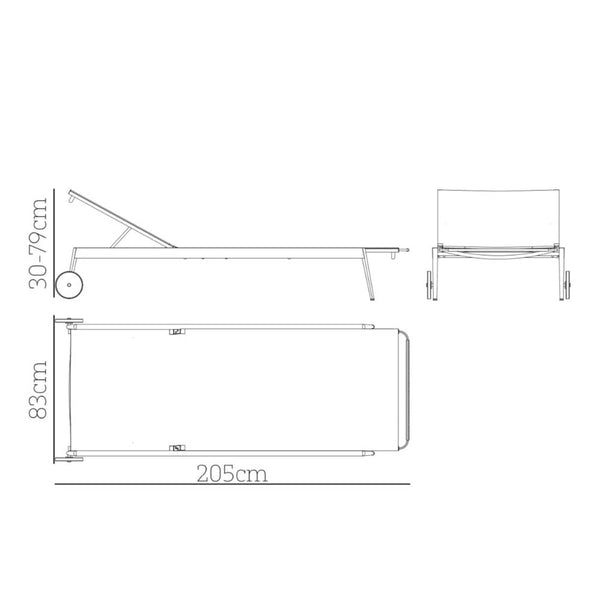Babel D Kissi Ligbed met wielen