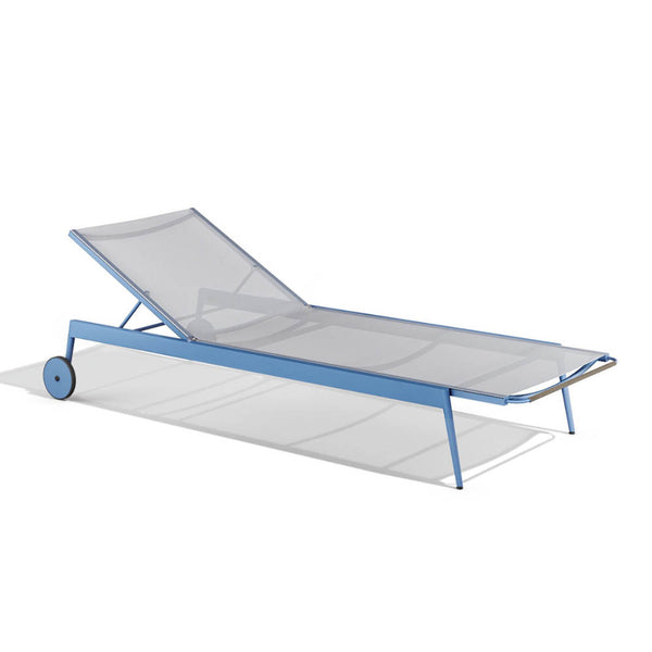 Babel D Kissi Ligbed met wielen Licht Blauw