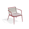 Babel D Kissi kleine fauteuil Rood