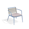 Babel D Kissi kleine fauteuil Licht Blauw