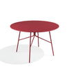 Babel D Kissi ronde tafel Ø125 cm Rood