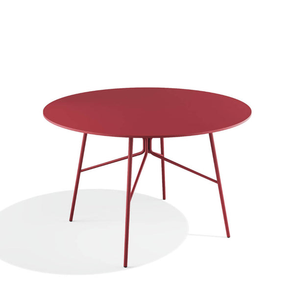 Babel D Kissi ronde tafel Ø125 cm Rood