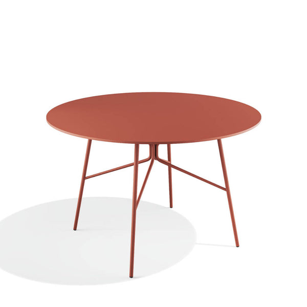 Babel D Kissi ronde tafel Ø125 cm Terracotta