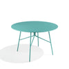 Babel D Kissi ronde tafel Ø125 cm Turquoise