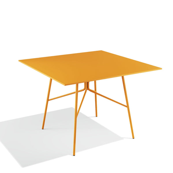 Babel D Kissi vierkante tafel 120x120 cm Honing