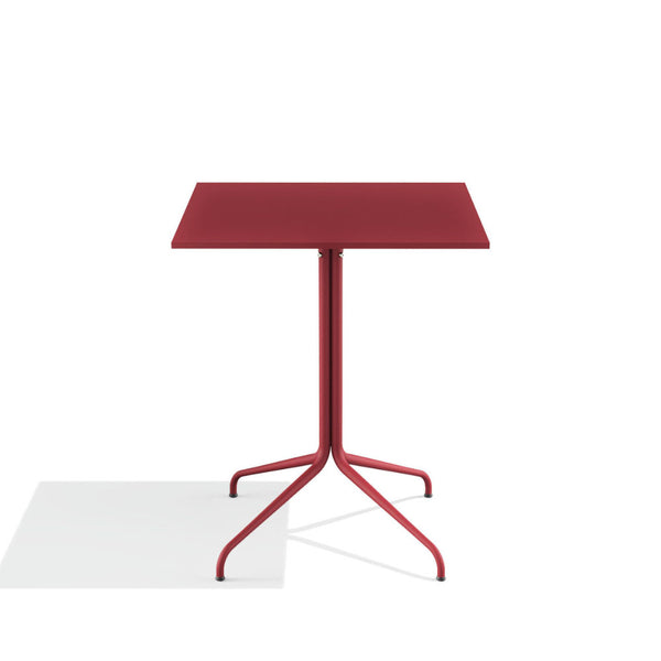 Babel D Kissi vierkante tafel 60x60 cm Rood