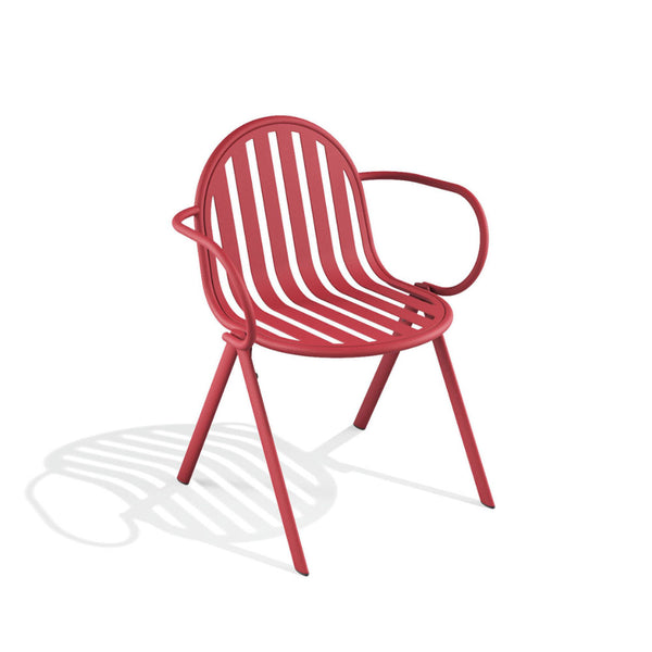 Babel D Melik Eetkamerstoel Rood