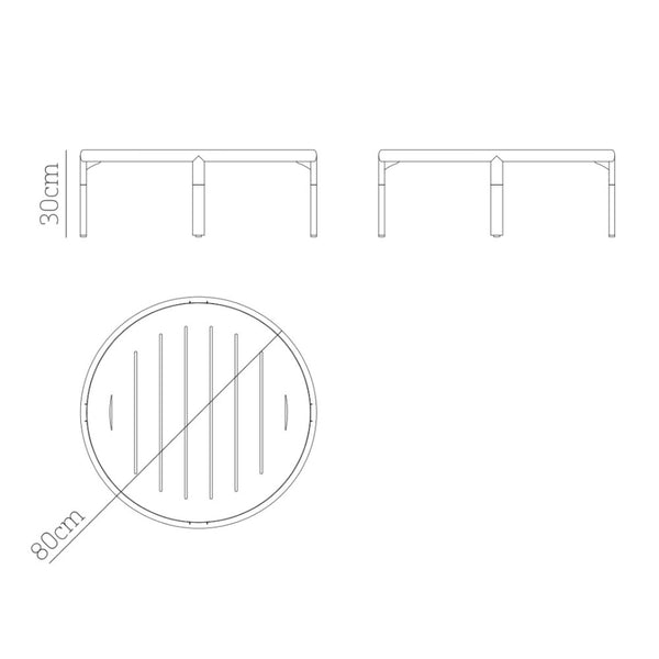 Babel D Melik Ronde Ø80 cm