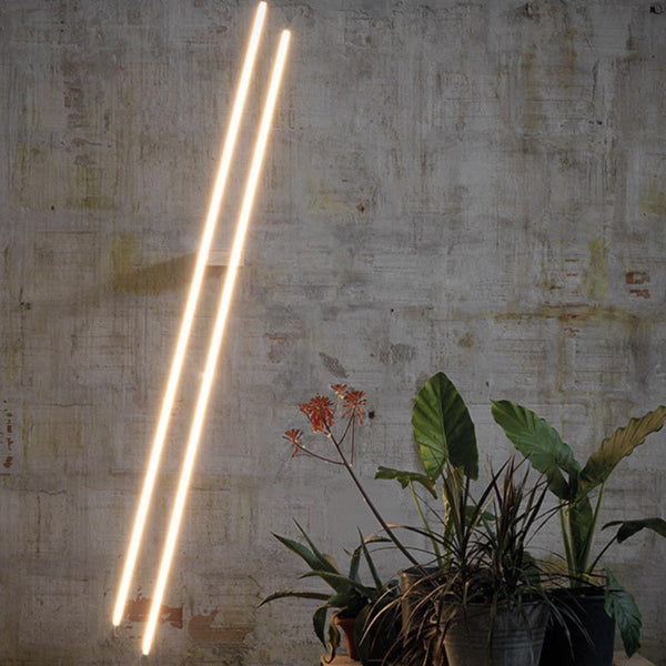 Dabu Miniretta talete doppia Wand, Plafondlamp 120cm Wit