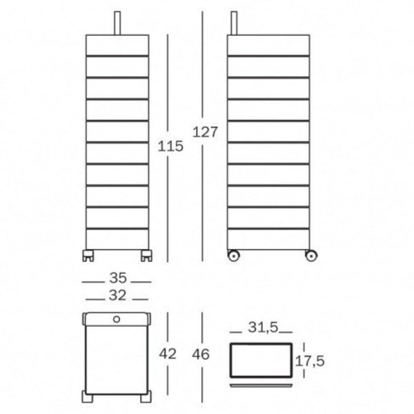 Magis 360° Container - 10 Ladekast