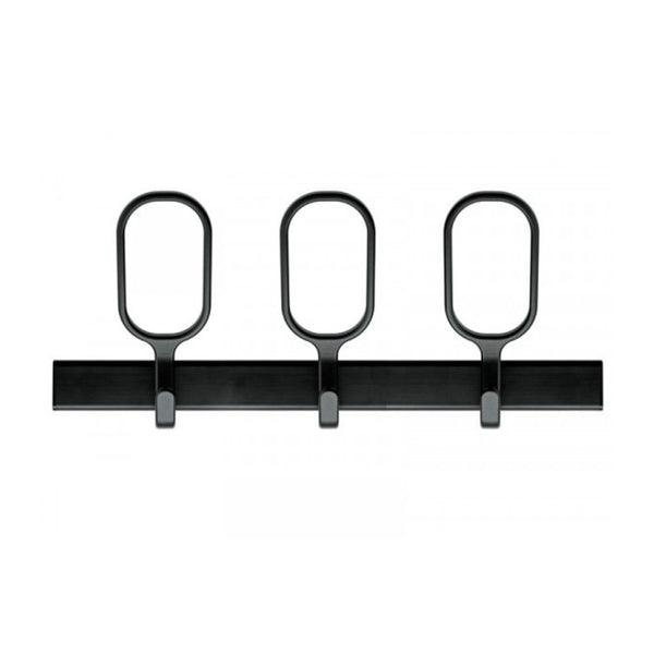 Magis Birds on a wire Kapstok zwart met 3 haakjes