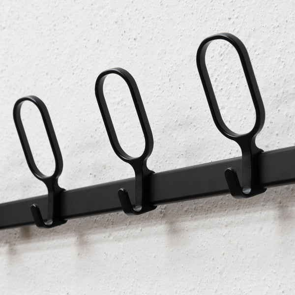 Magis Birds on a wire Kapstok Coat rack zwart met 5 haakjes