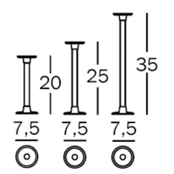 Magis Candlestick - 35 cm hoog - kandelaar