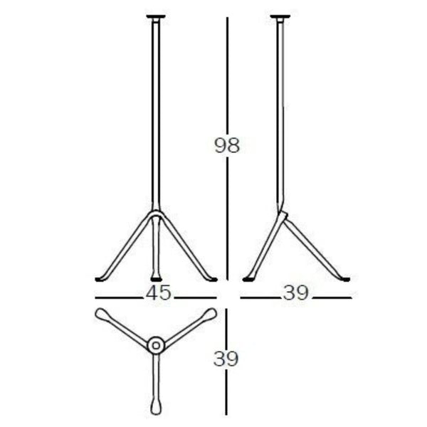 Magis Floor Candle Kandelaar 98 cm hoog met 1 arm