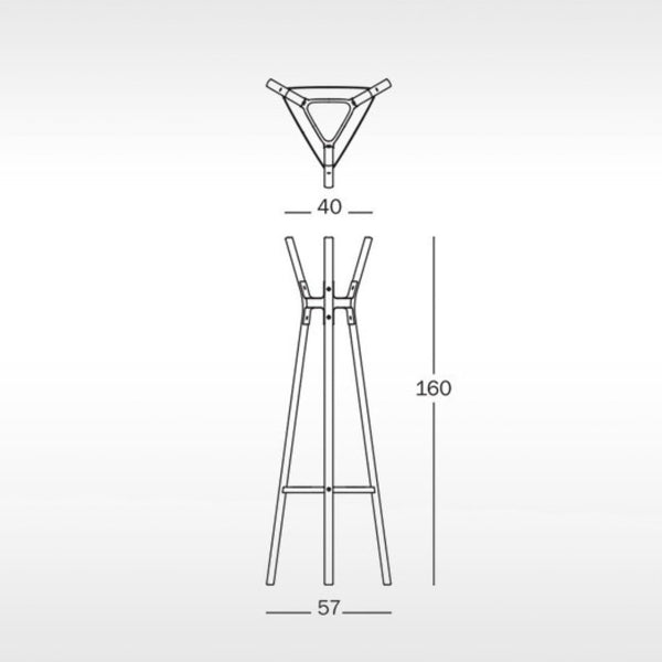 Magis Steelwood coat stand kapstok
