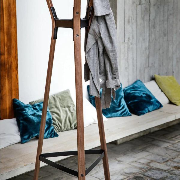 Magis Steelwood coat stand kapstok walnoot hout