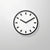 Magis Tempo Wandklok Zwart met wit