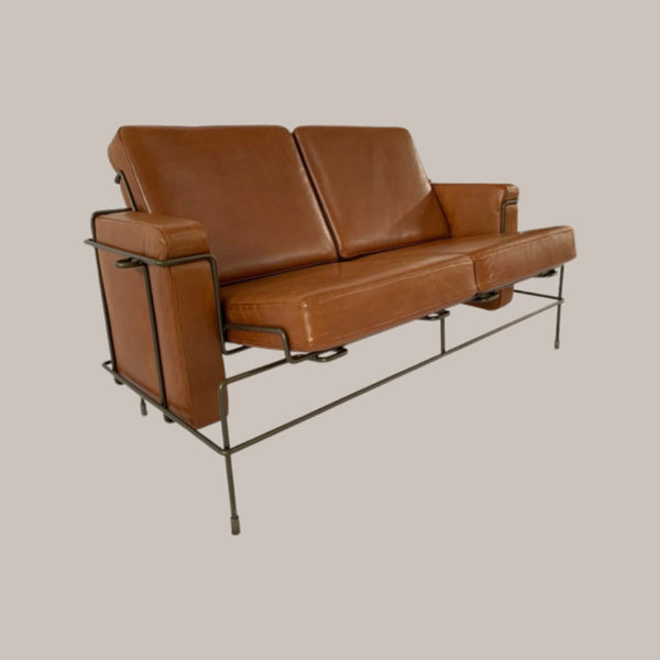 Magis Traffic Zetel Leder Cognac met