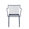 Magis Design South Armchair Outdoor - Stalen Stapelbare Stoel Donker Blauw