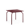 Magis Design South Tables Outdoor – Buiten Tafel Staal Bordeaux 90x90cm