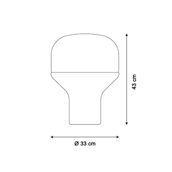 Martinelli Luce Delux Tafellamp Marmer Carrara
