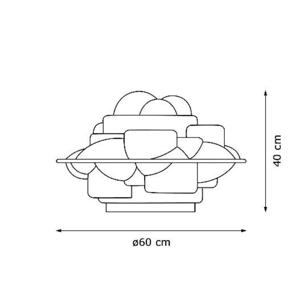 Martinelli Luce Profiterolle Tafellamp