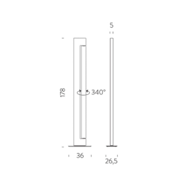 Nemo ARA Led Vloerlamp