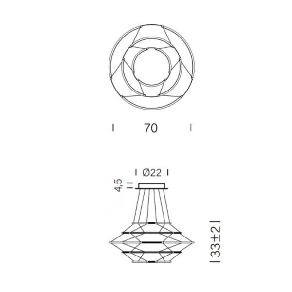 Nemo Drop 5 Hanglamp