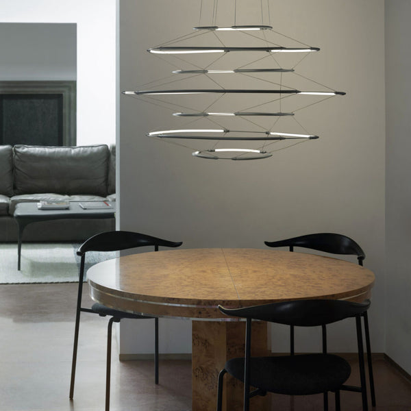 Nemo Drop 9 Hanglamp Zilver