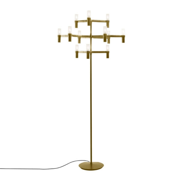 Nemo Floor Crown Vloerlamp Jehs & Laub Goud Goud