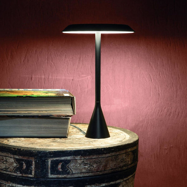 Nemo Lighting Panama mini LED tafellamp 30 cm hoog 30cm grote kleur zwart