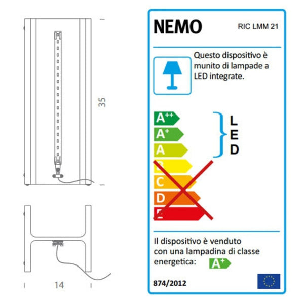Nemo Mais Plus Que Cela Je Ne Peux Pas floor LED vloerlamp