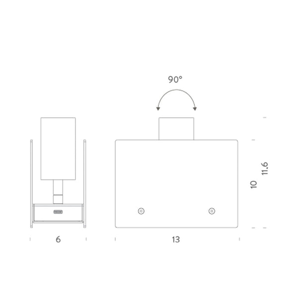 Nemo Plint Mini LED lamp
